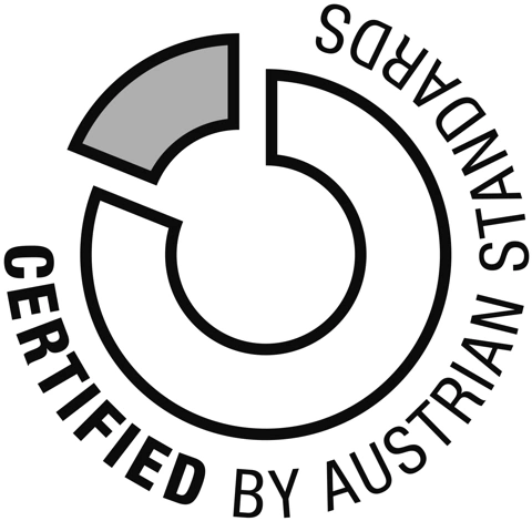 Certified by Austrian Standards